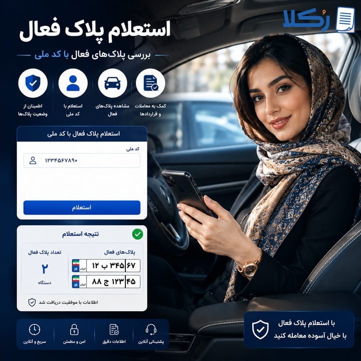 استعلام پلاک فعال