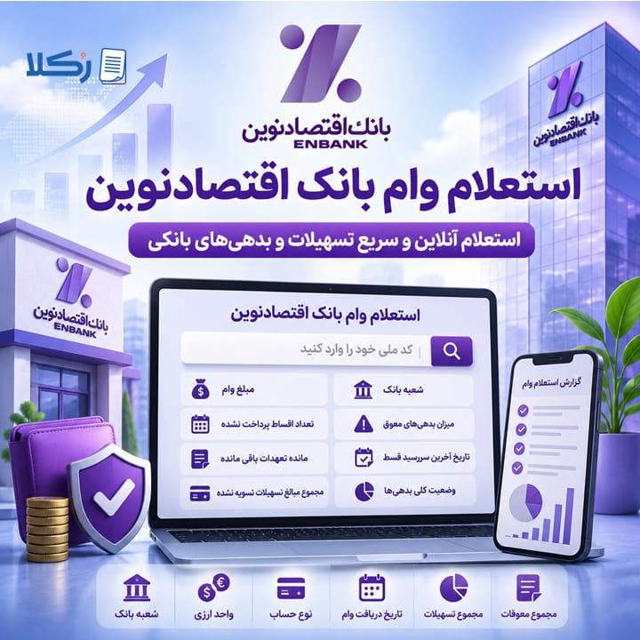 استعلام وام بانک اقتصاد نوین