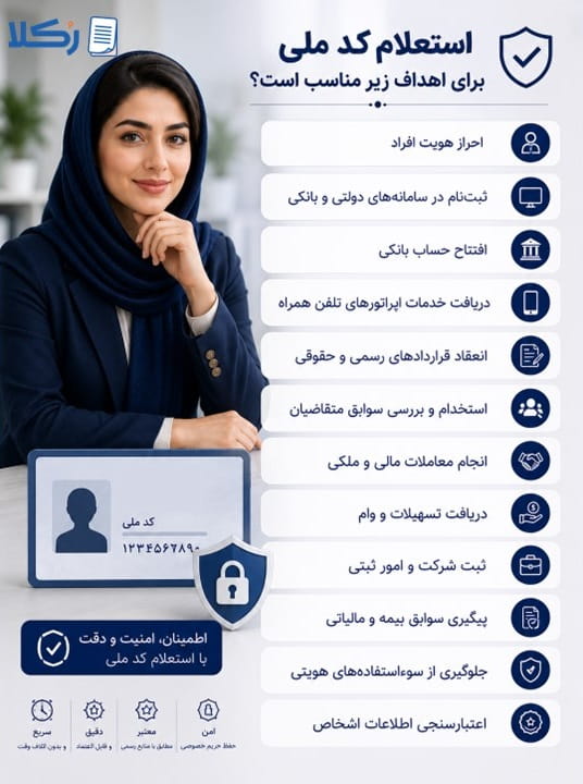 استعلام گرفتن کد ملی