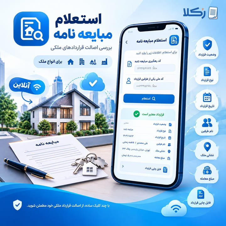 استعلام مبایعه نامه