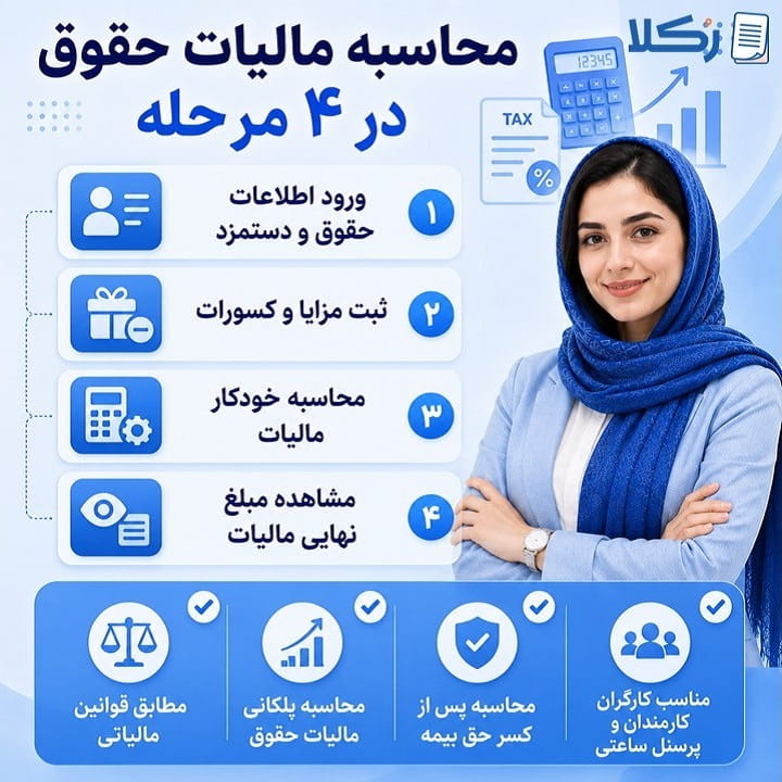 محاسبه مالیات حقوق آنلاین
