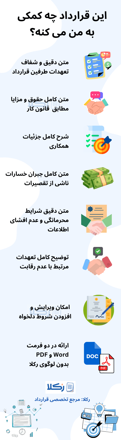 نمونه قرارداد مدیر بازرگانی