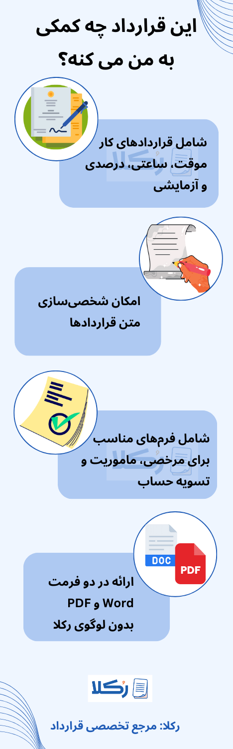 نمونه قراردادهای استخدامی
