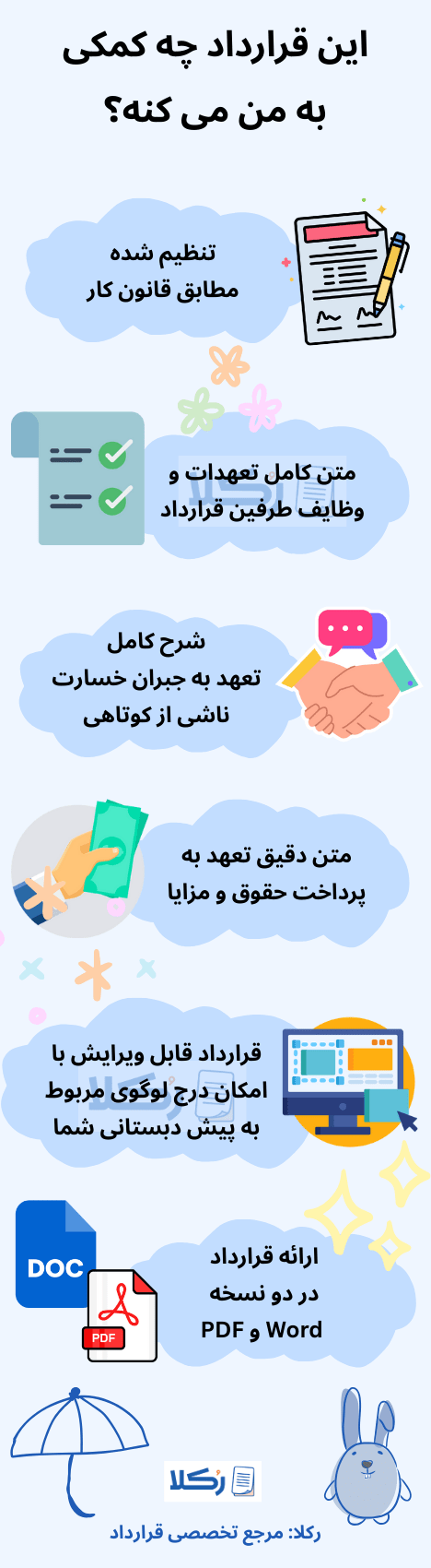 نمونه قرارداد مربی پیش دبستانی