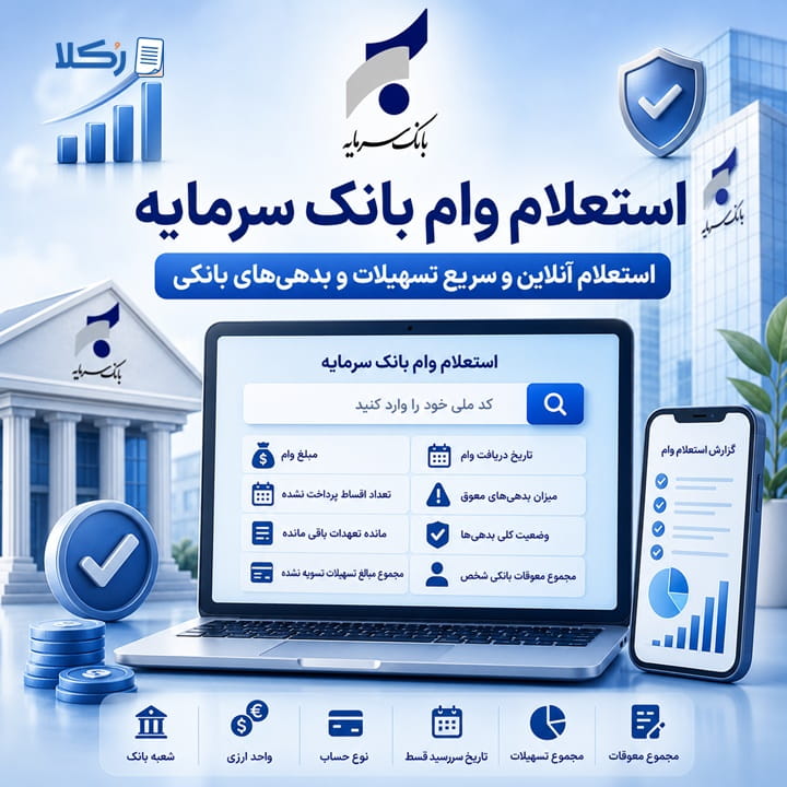 استعلام وام بانک سرمایه