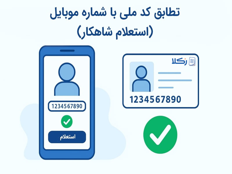 تطابق کد ملی با شماره موبایل